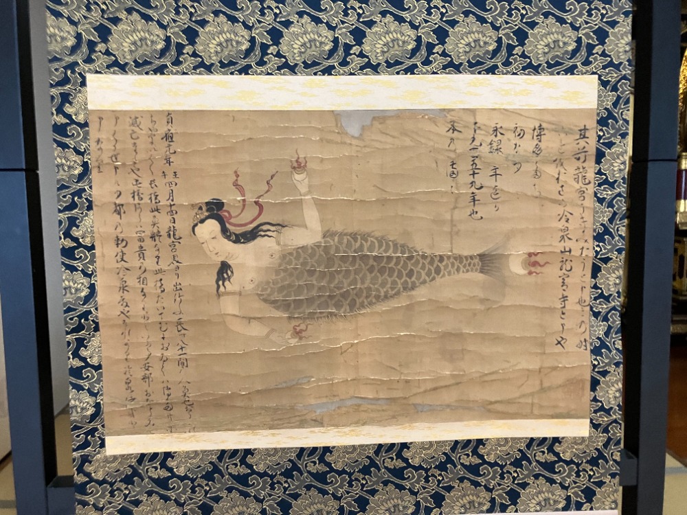 人魚の掛軸