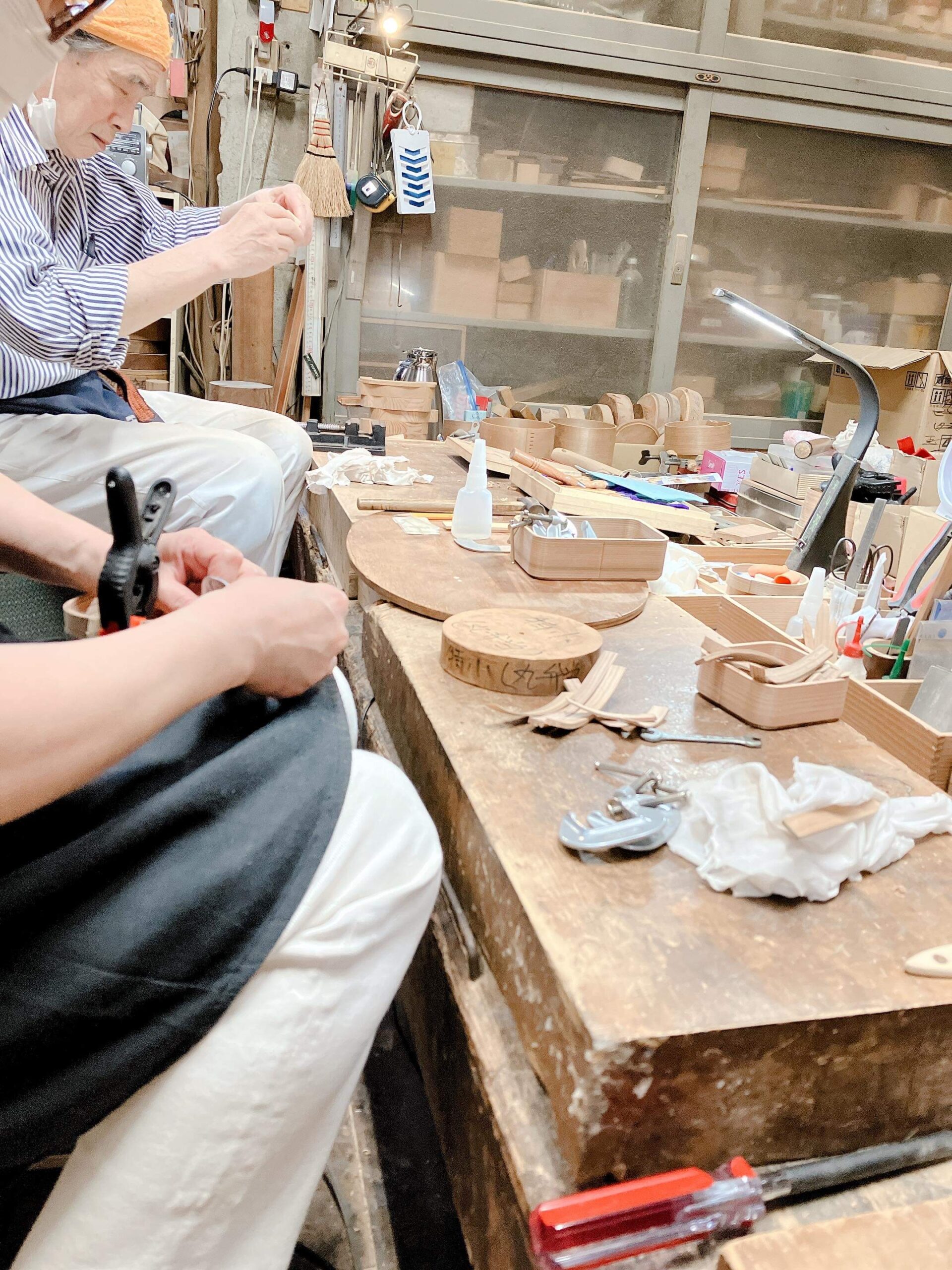 2人の連携が欠かせない作業