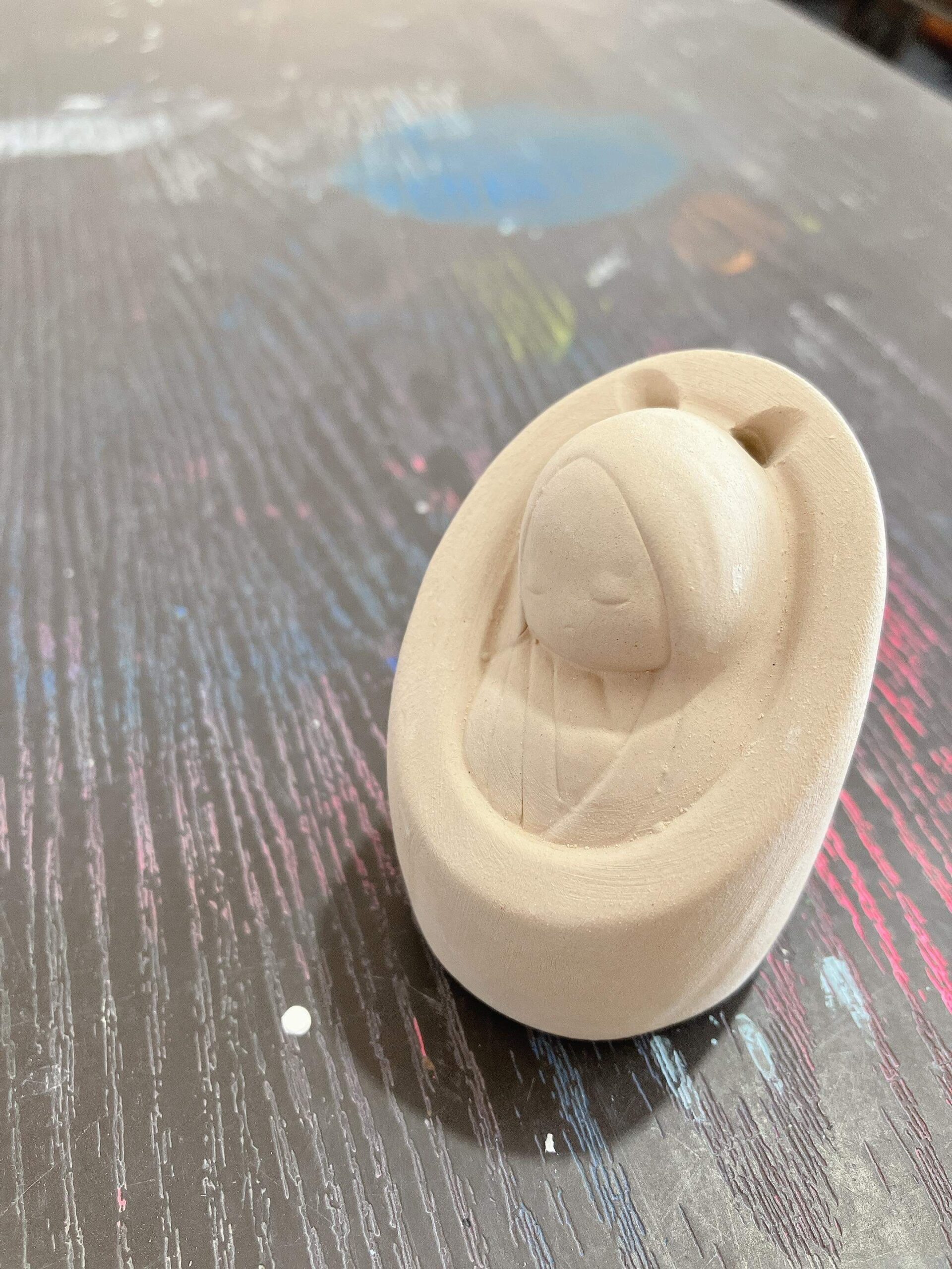 絵付け体験用の素焼き