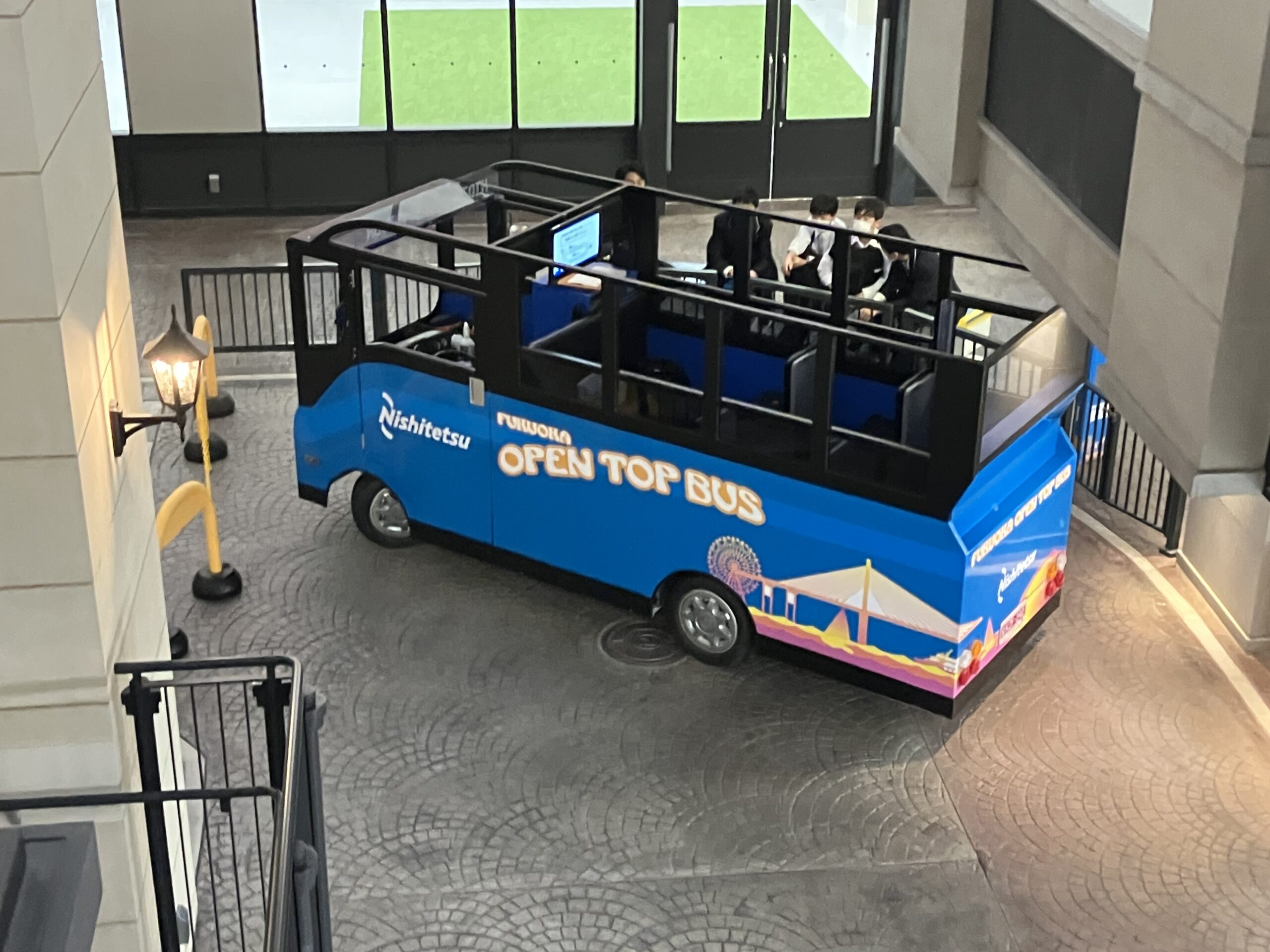 オープントップバス乗車