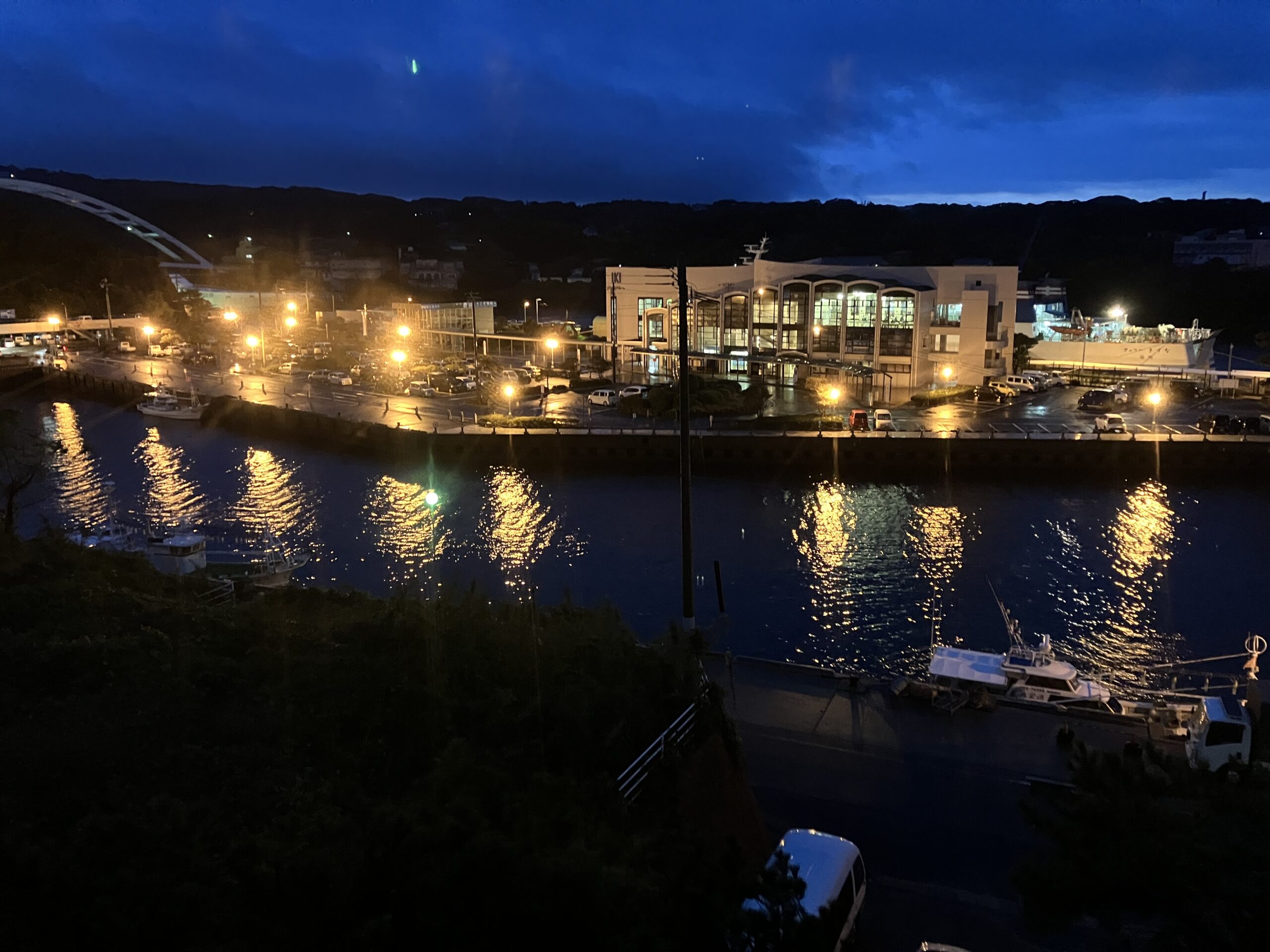 郷ノ浦を見渡す夜景