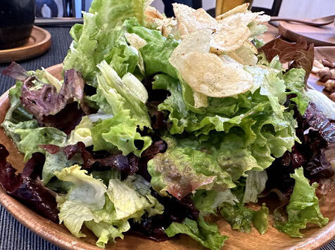 無農薬野菜のサラダ