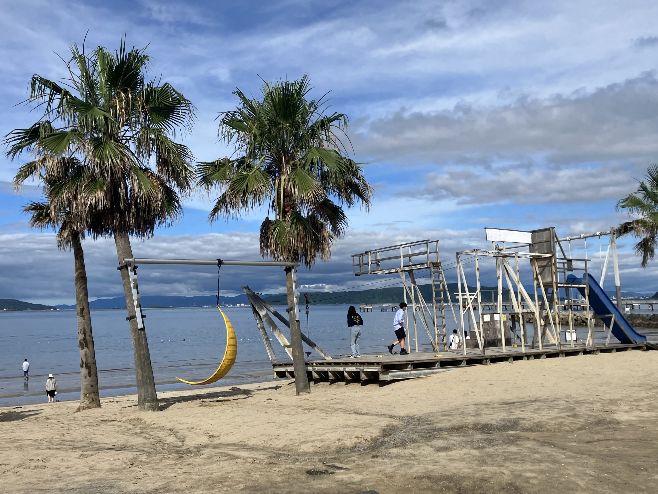 椰子の木ブランコ