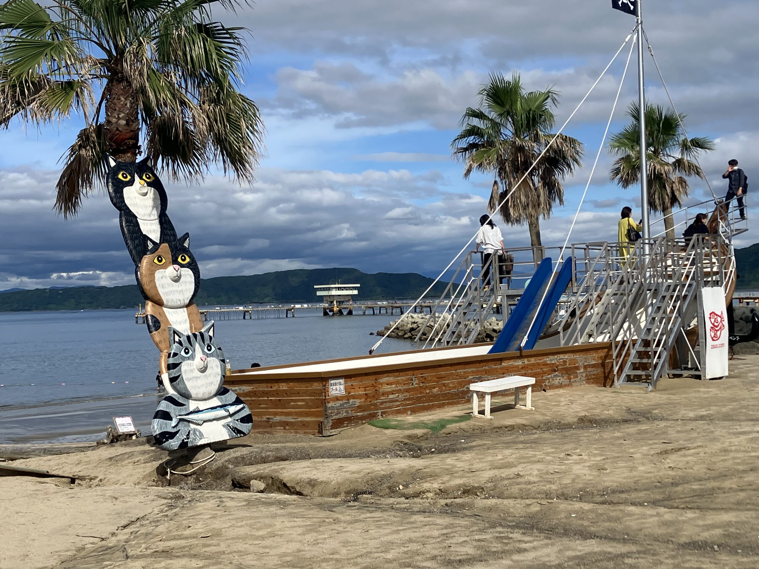 椰子の木ブランコ