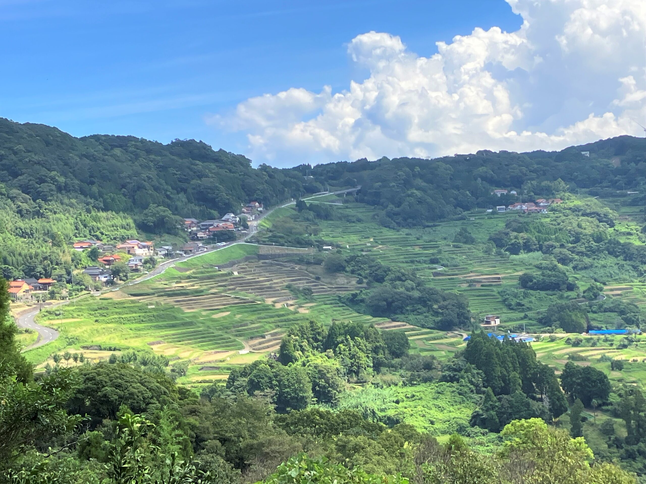 いろは島展望台への道中から