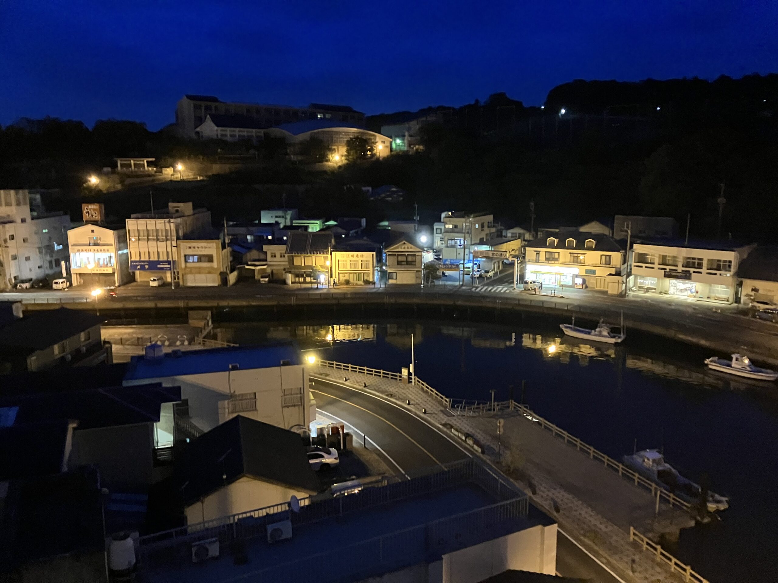 壱岐マリーナホテルからの夜景