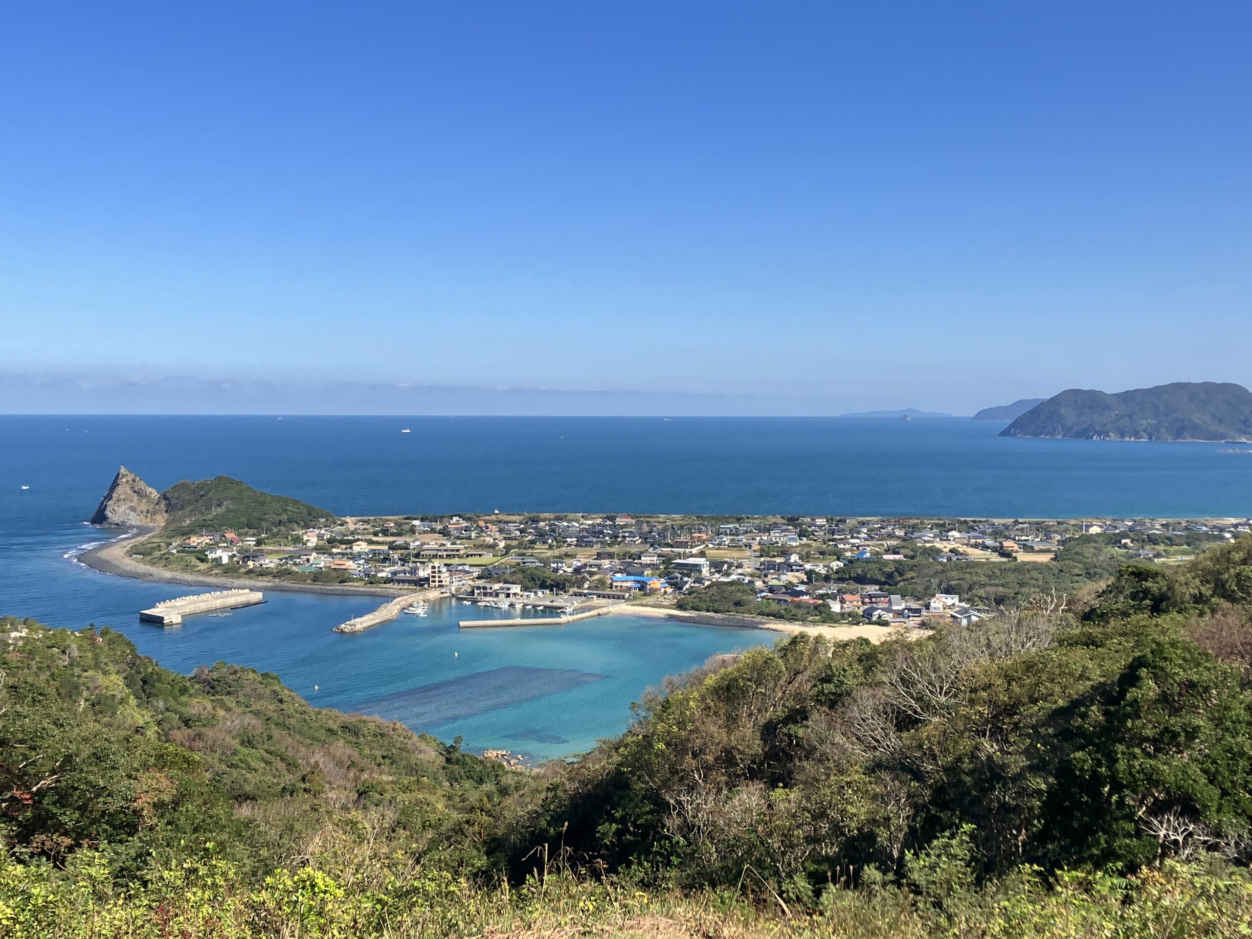 登山口からも絶景