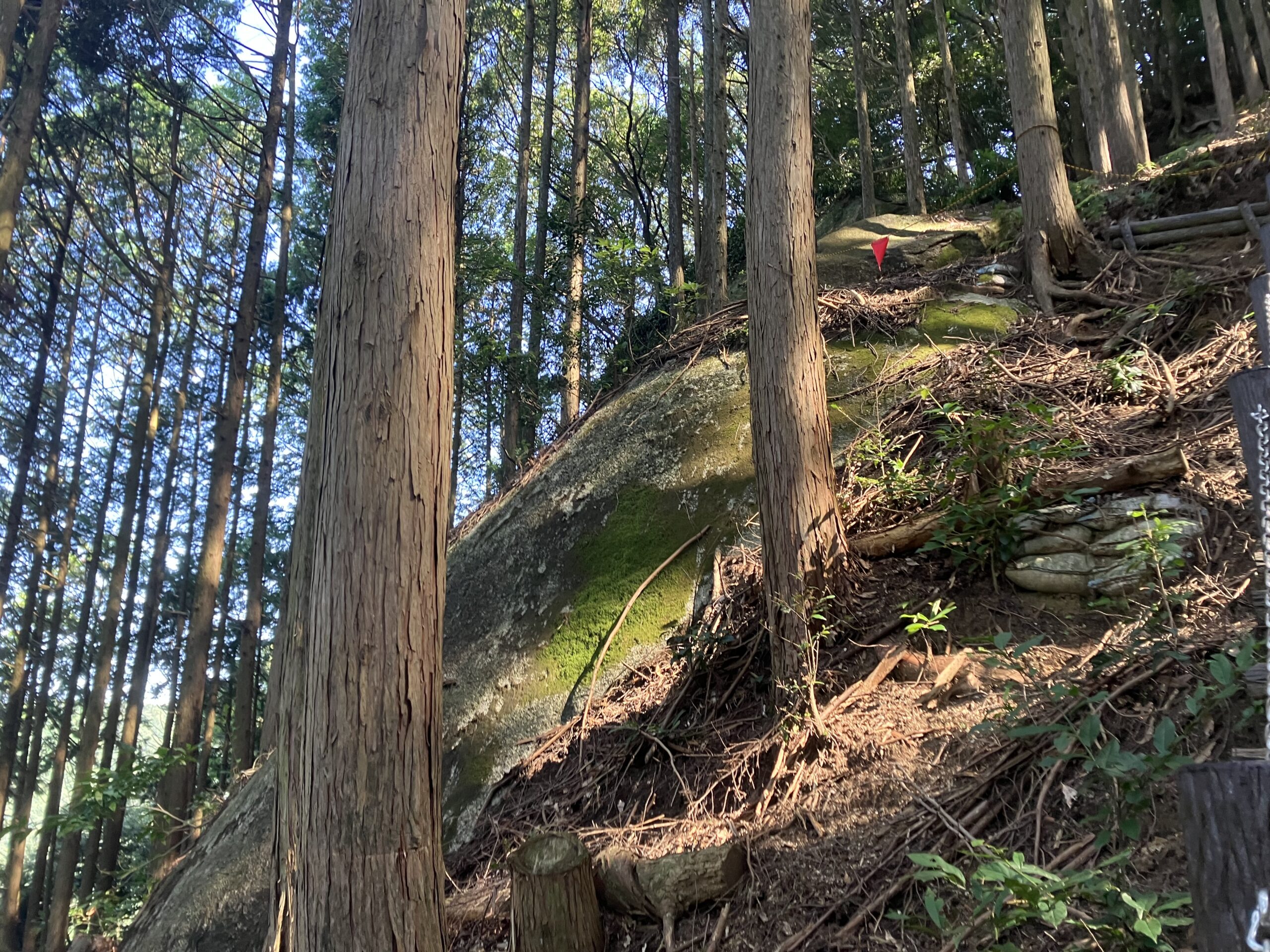 岩石山 落ちない岩