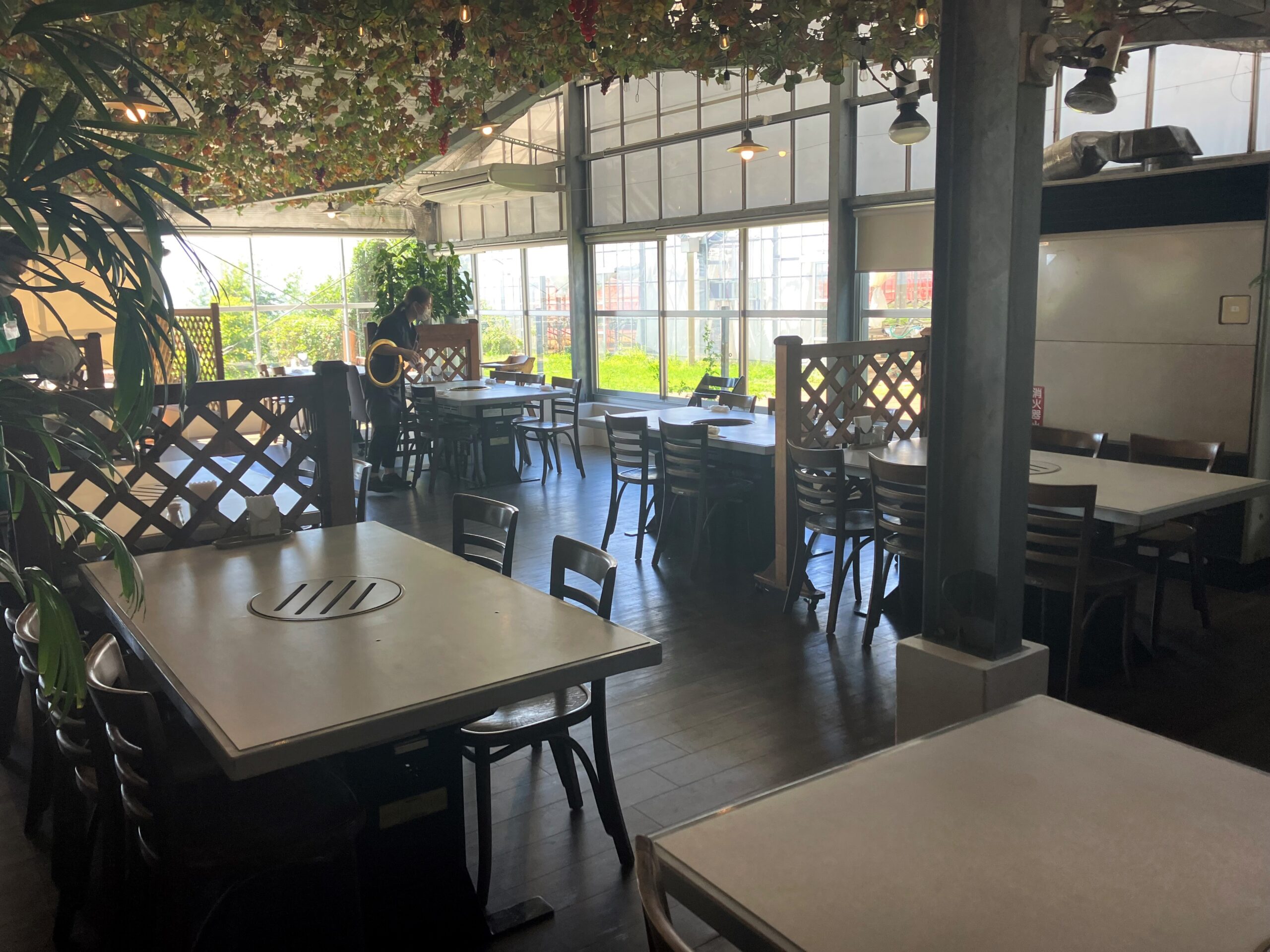 ぶどう畑のレストラン