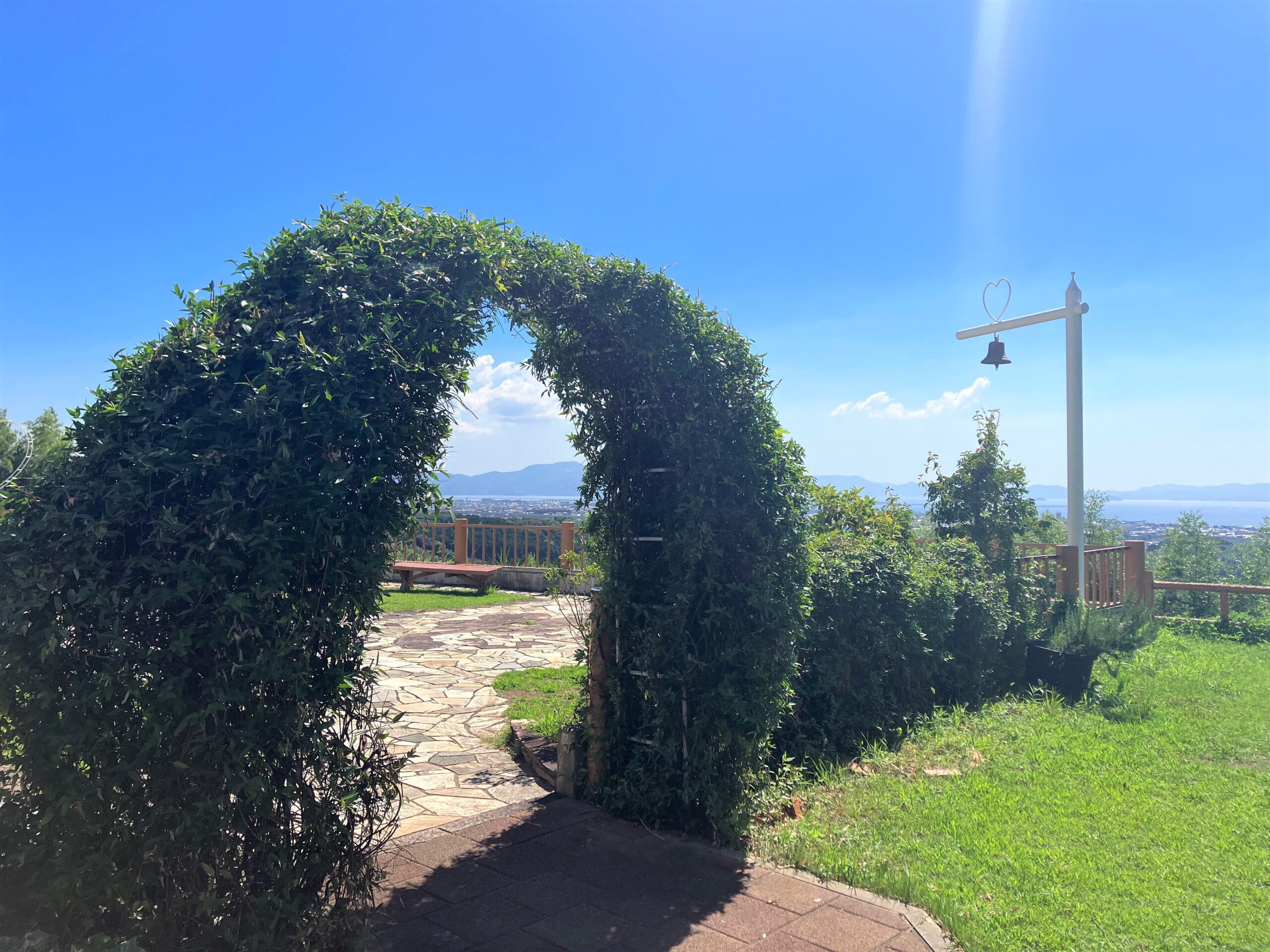 絶景のテラス席