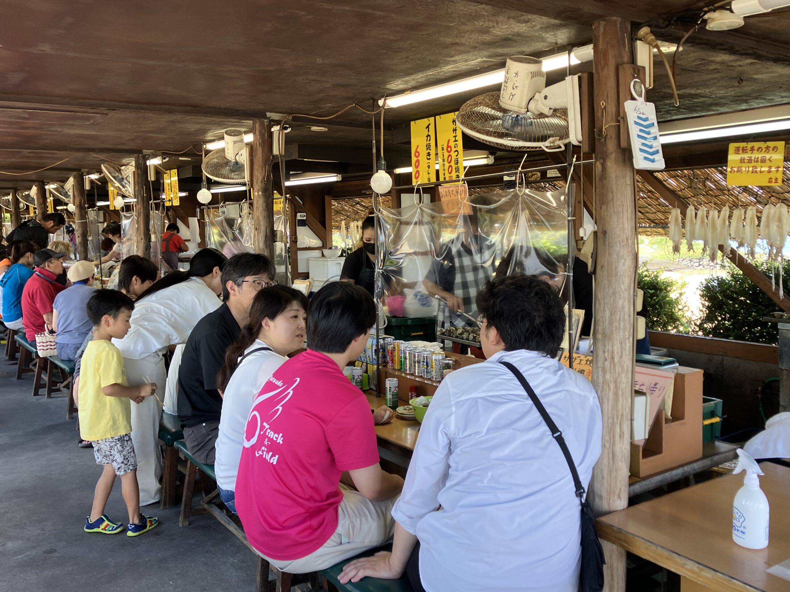 サザエのつぼ焼き売店