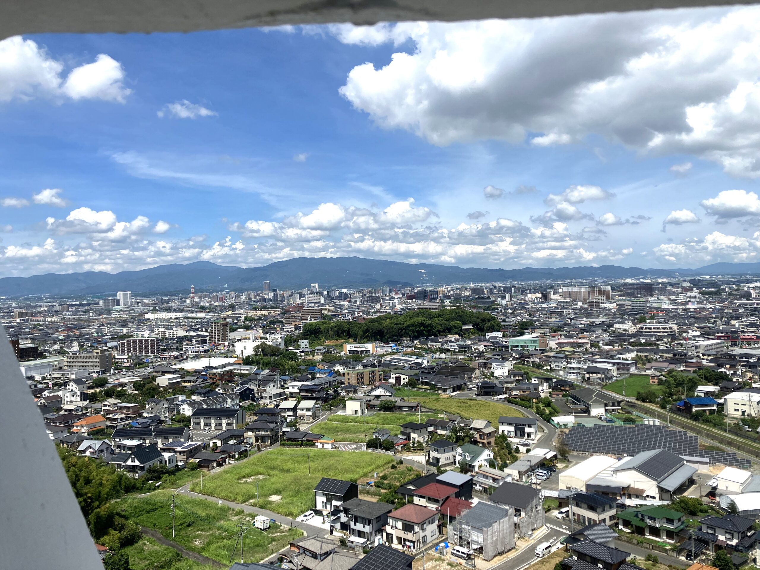 大観音像の最上階から