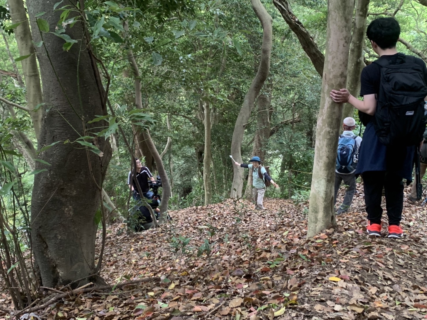 立花山登山ツアーロケ
