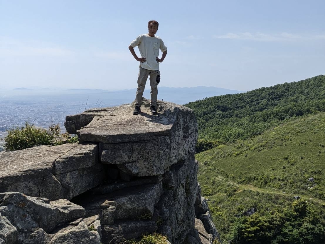 鬼の唐手岩上から