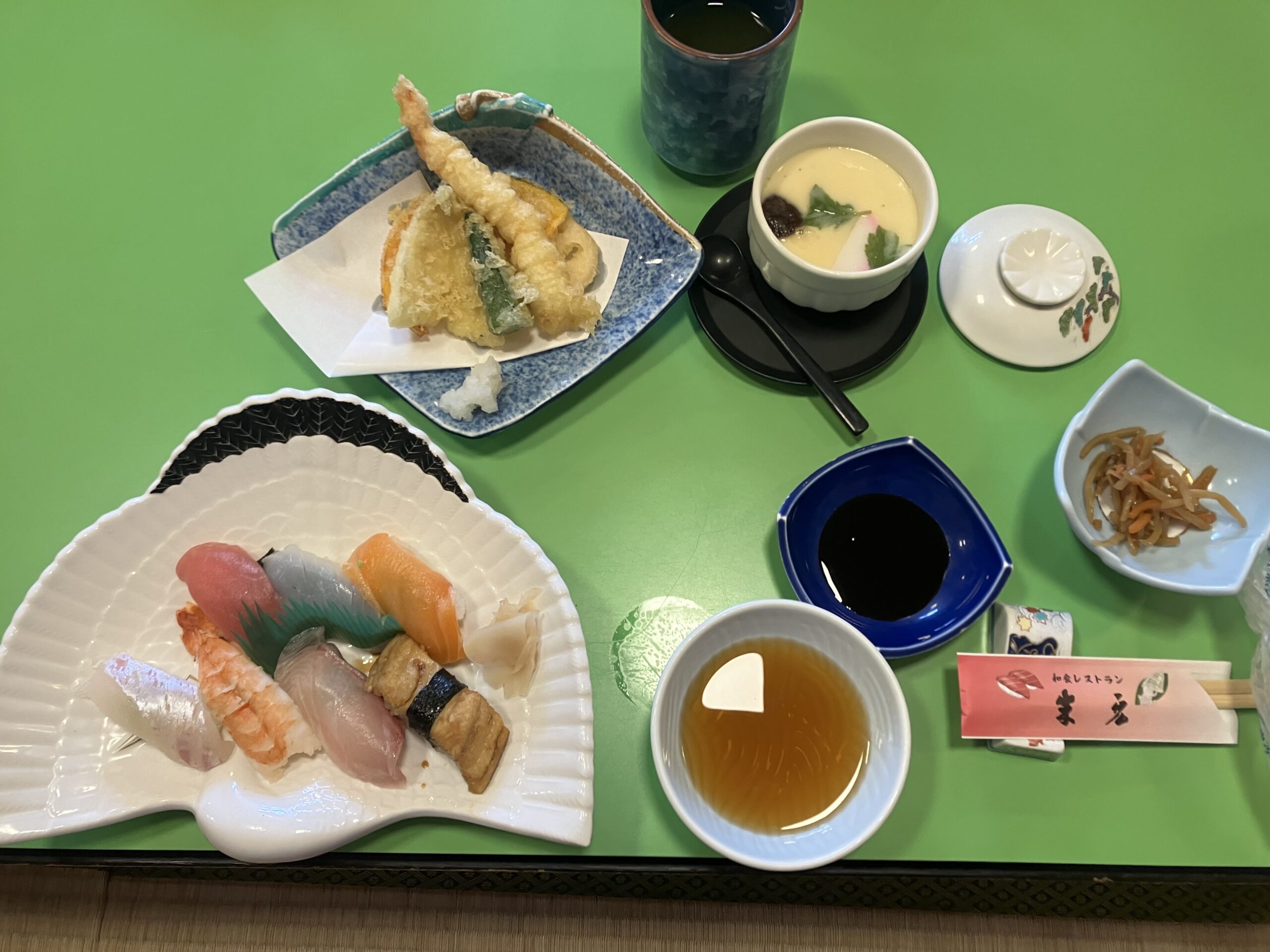 寿司・天婦羅ランチ