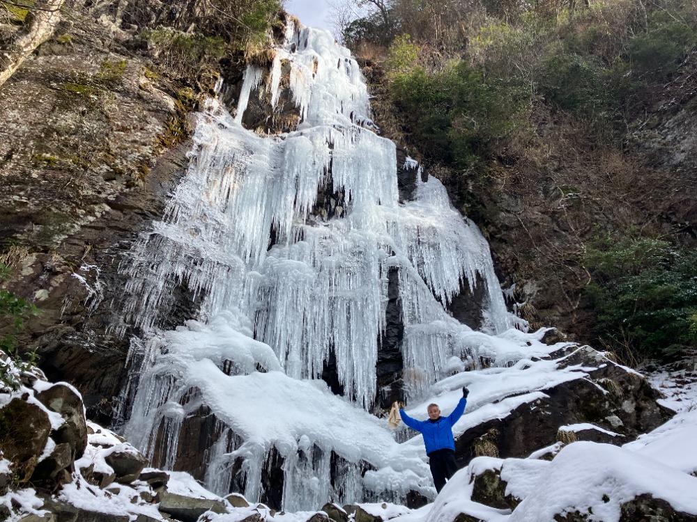 英彦山の氷瀑