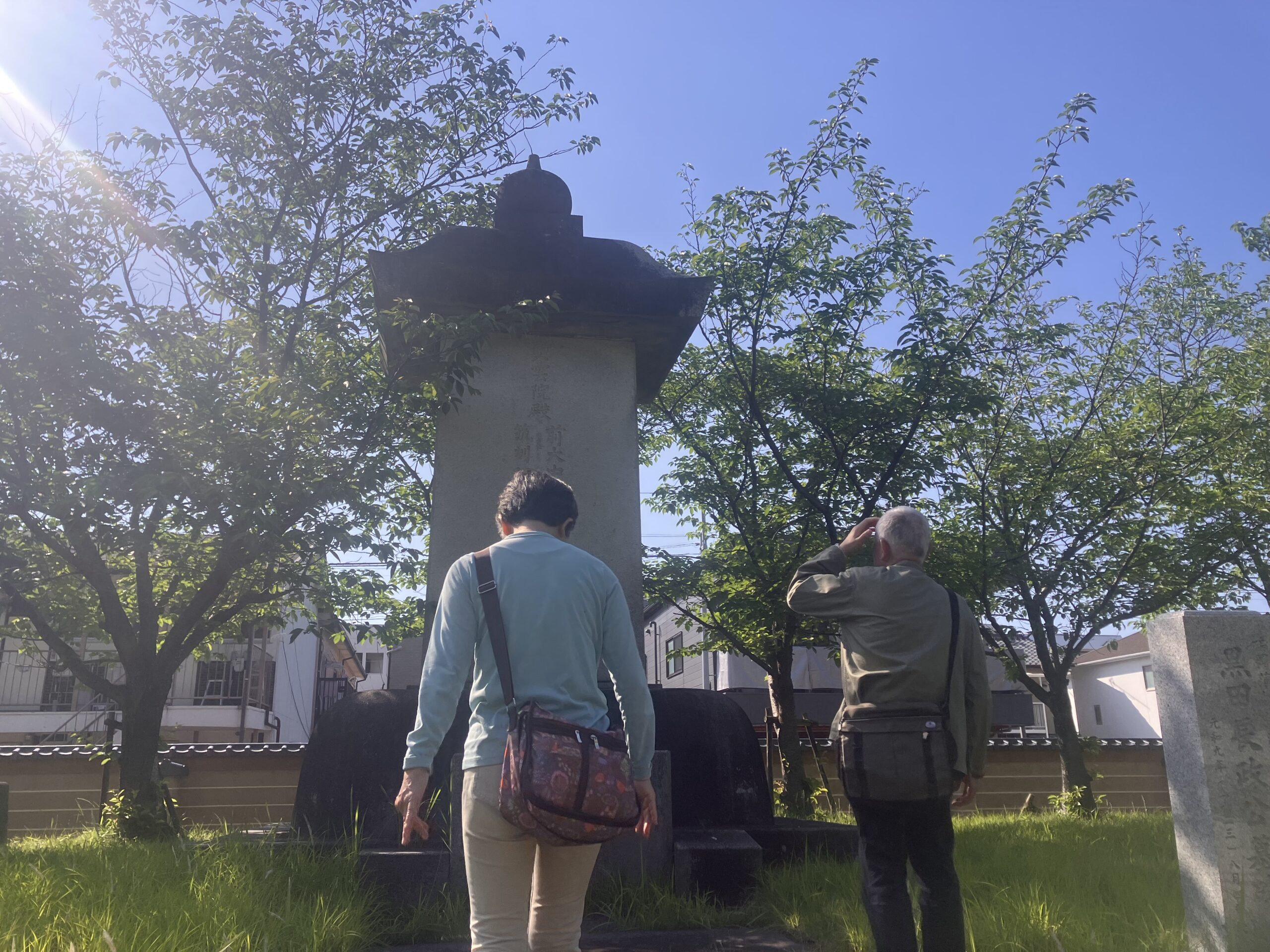 非公開の黒田長政公の墓